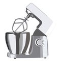 Kitchen Stand Food Mixer on a white background. Royalty Free Stock Photo